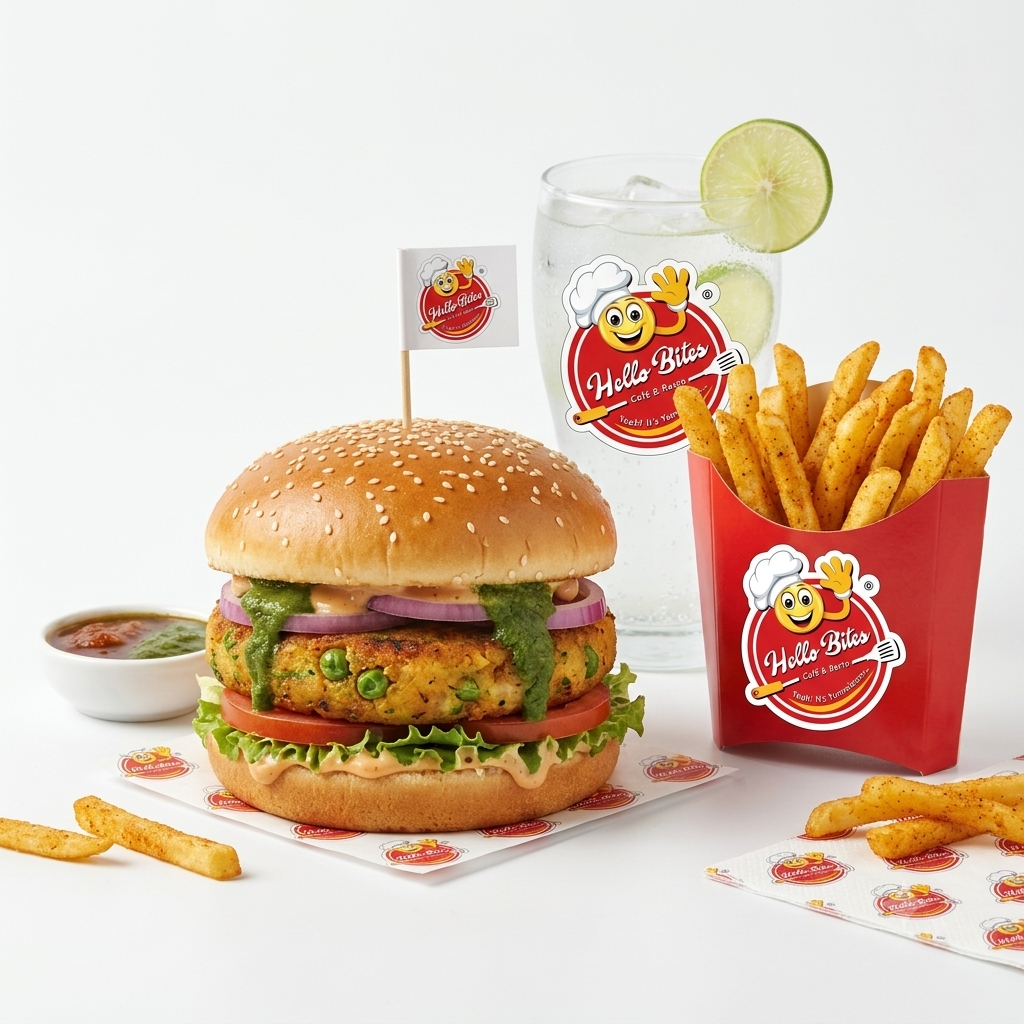 Aloo tikki burger