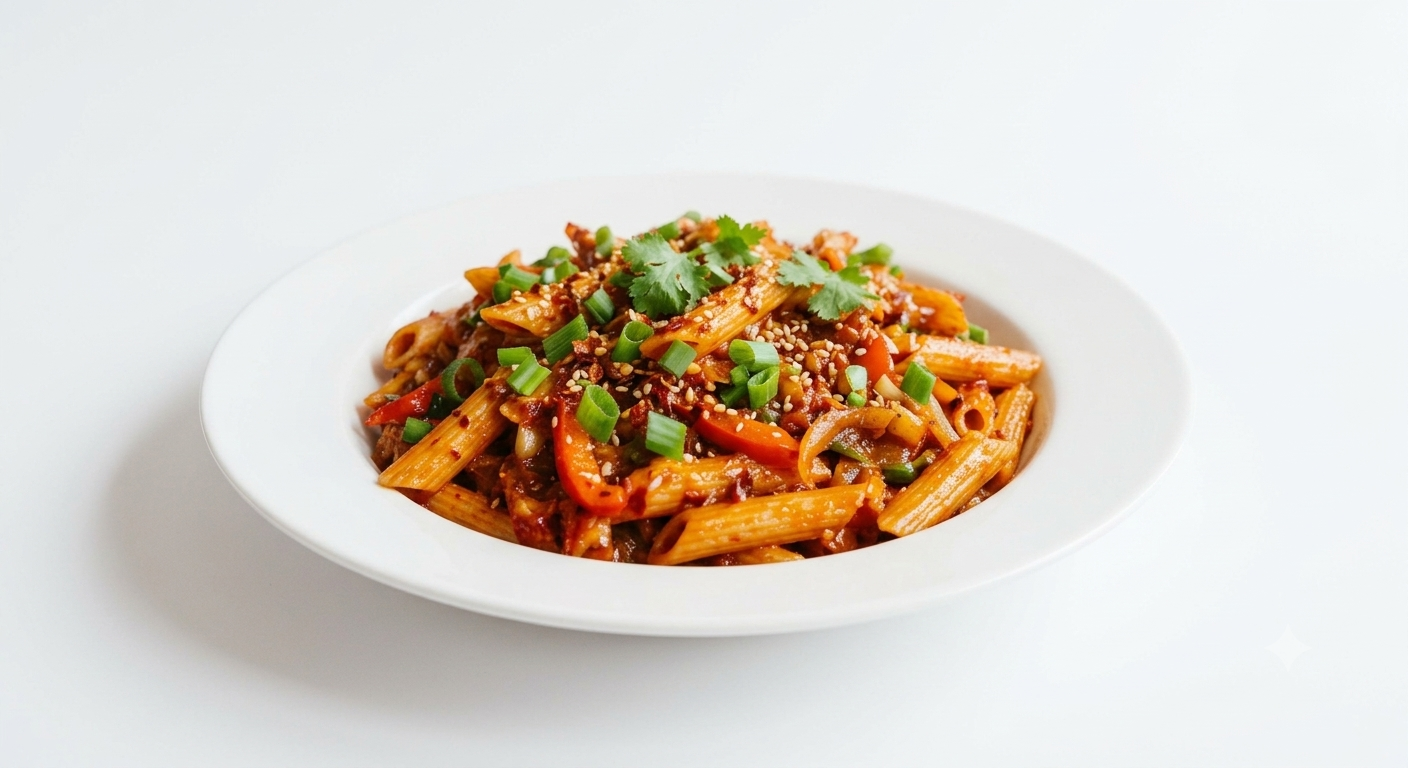 Spicy Red Schezwan Pasta