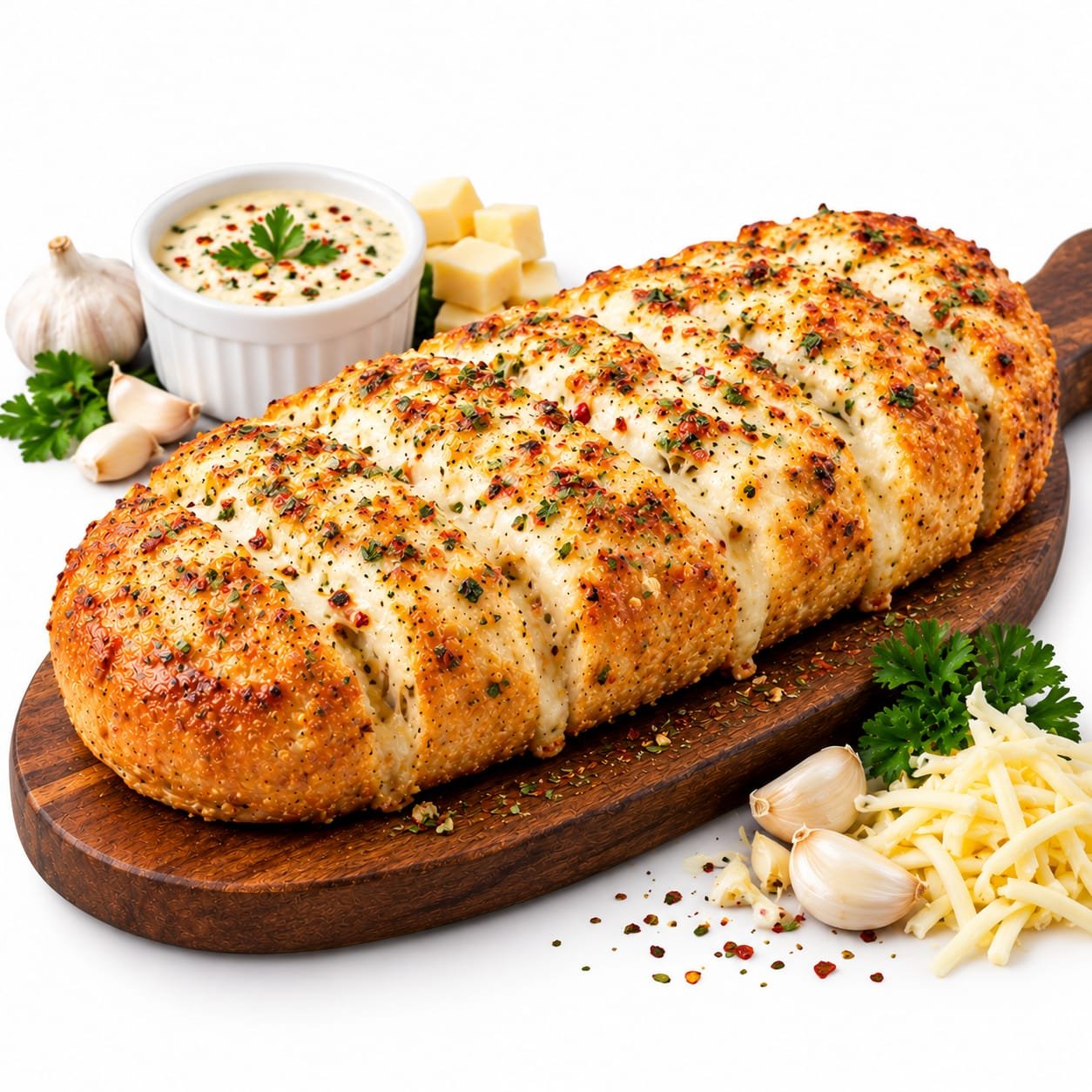 Spicy Supreme Garlic Bread