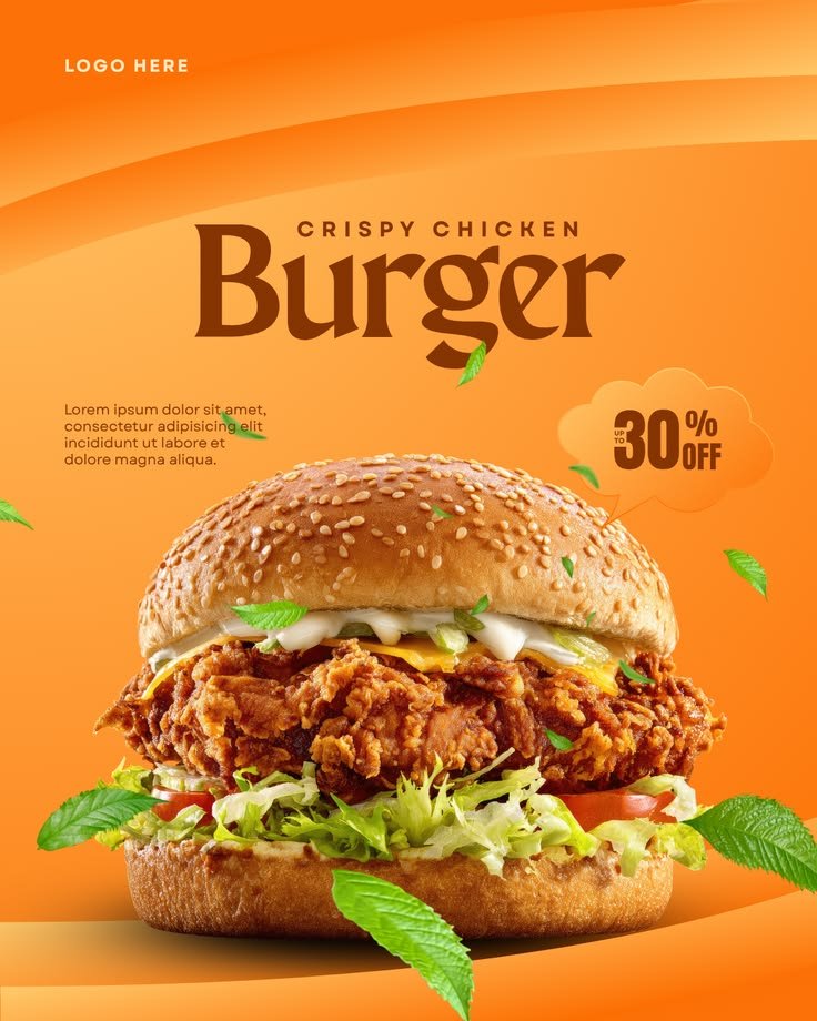 Big Chicken Crunchy Burger
